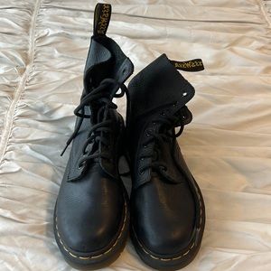 Black Dr Marten Pascals. Size US 7, EU 38. Worn less than 5 times.